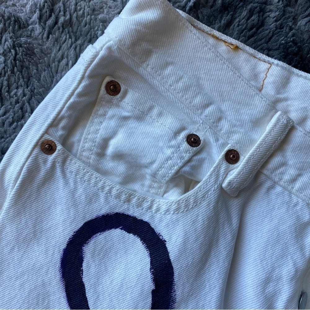 Levi's Custom Painted Conversation Jean